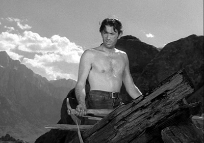 Gregory Peck shirtless